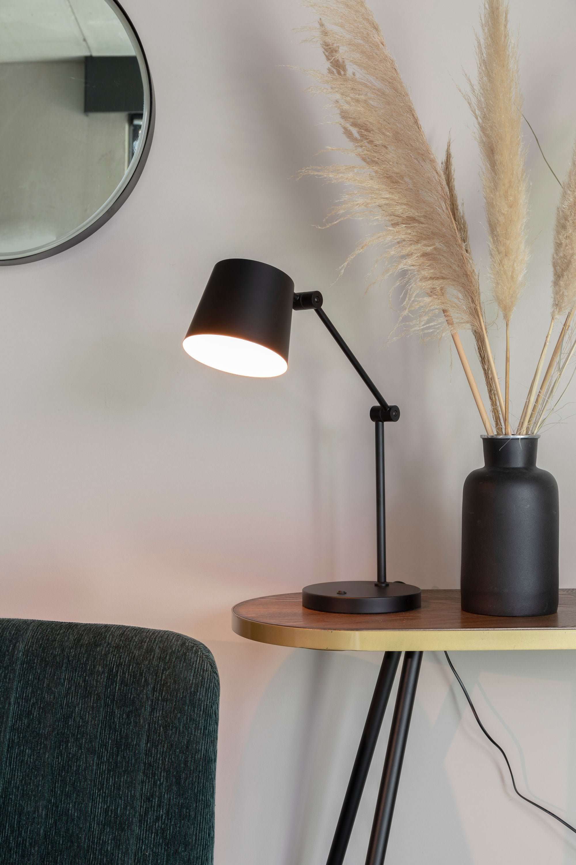 Hajo Black Iron Table Lamp